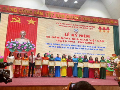 20/11/1982- 20/11/2022. Chúc mừng ngày hiến chương Nhà Giáo Việt Nam, kỷ niệm 40 năm là một dấu ấn đầy tự hào đối với những người thầy, cô luôn ngày đêm hy sinh thầm lặng cho những mầm xanh tương lai của đất nước.
