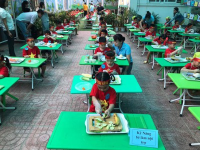 Hội thi: Kỹ năng dành cho các bạn nhỏ 4 - 5 tuổi của Trường mầm non Hương Sen.